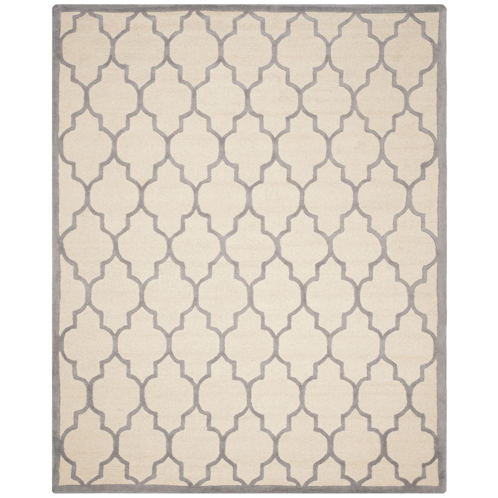 CAMBRIDGE, IVORY / SILVER, 8' X 10', Area Rug, CAM134Y-8. Picture 1
