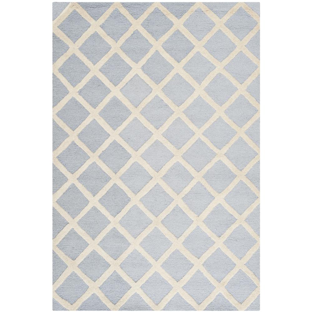 CAMBRIDGE, LIGHT BLUE / IVORY, 4' X 6', Area Rug, CAM135A-4. Picture 1