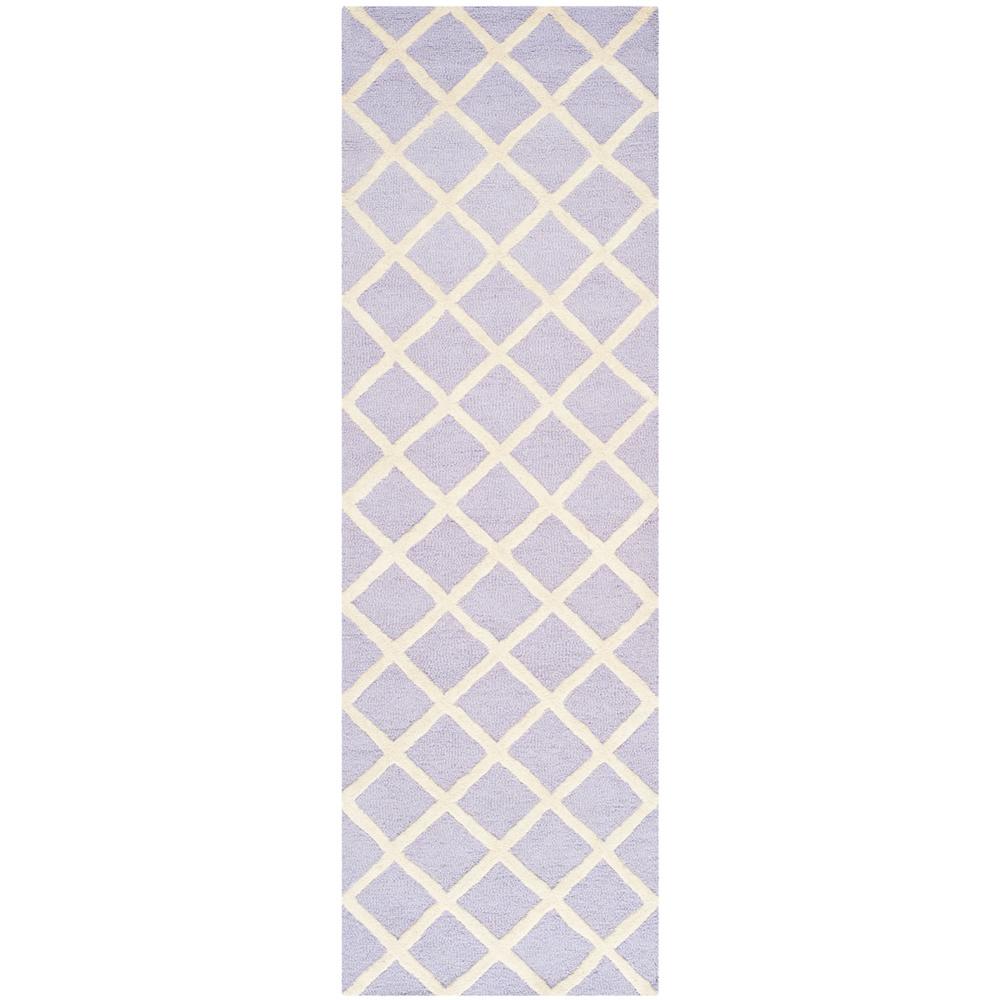 CAMBRIDGE, LAVANDER / IVORY, 2'-6" X 8', Area Rug, CAM135C-28. Picture 1