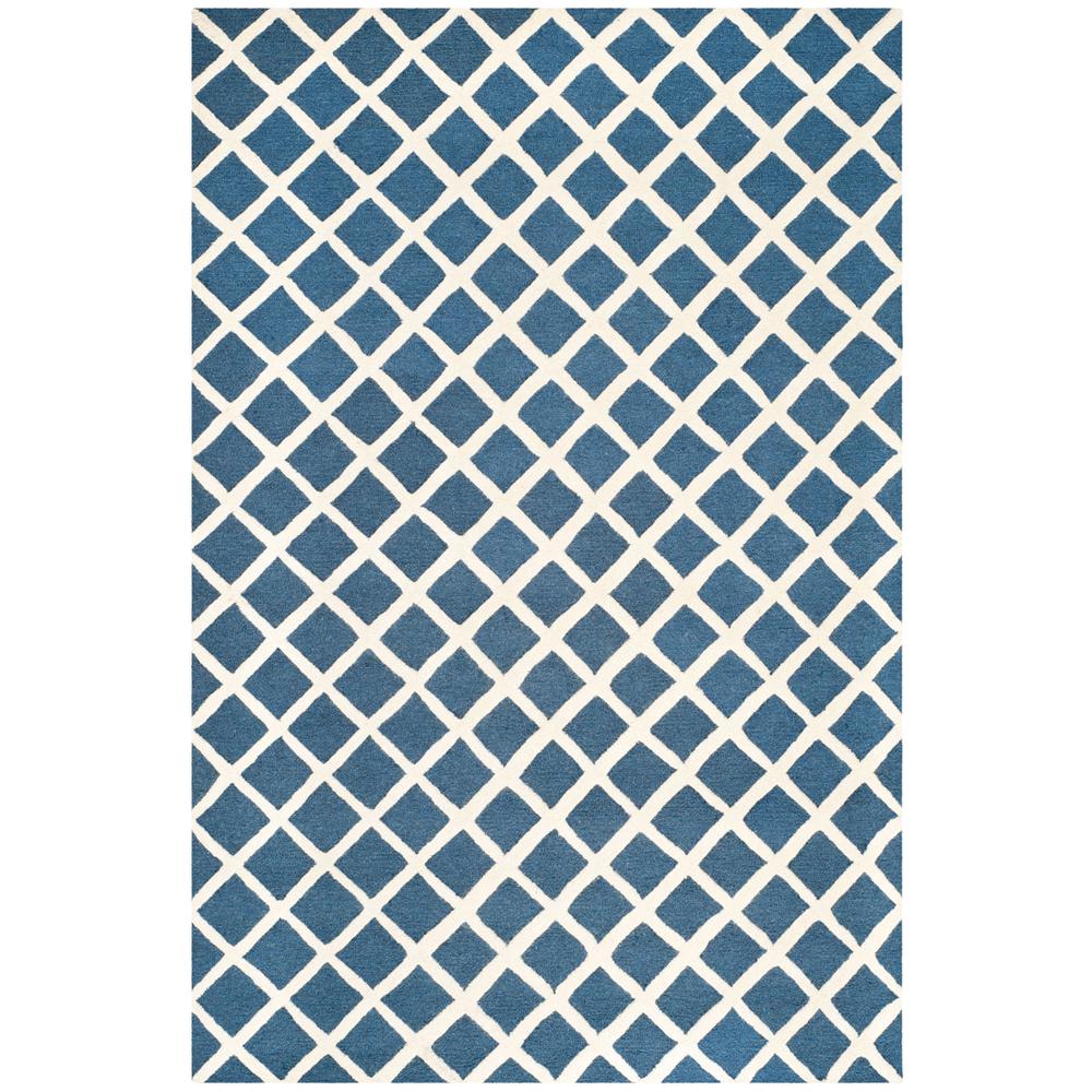 CAMBRIDGE, NAVY / IVORY, 6' X 9', Area Rug, CAM135G-6. Picture 1