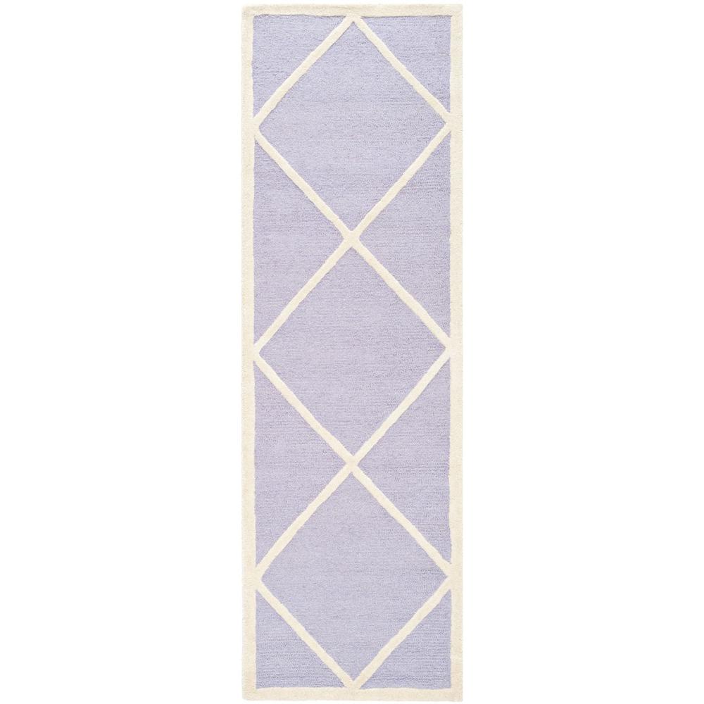 CAMBRIDGE, LAVANDER / IVORY, 2'-6" X 8', Area Rug, CAM136C-28. Picture 1