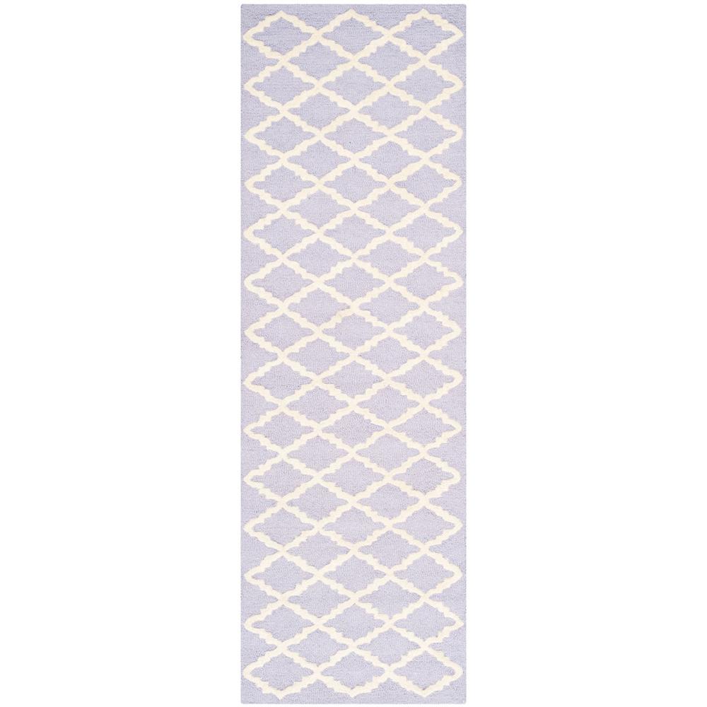 CAMBRIDGE, LAVANDER / IVORY, 2'-6" X 8', Area Rug, CAM137C-28. Picture 1