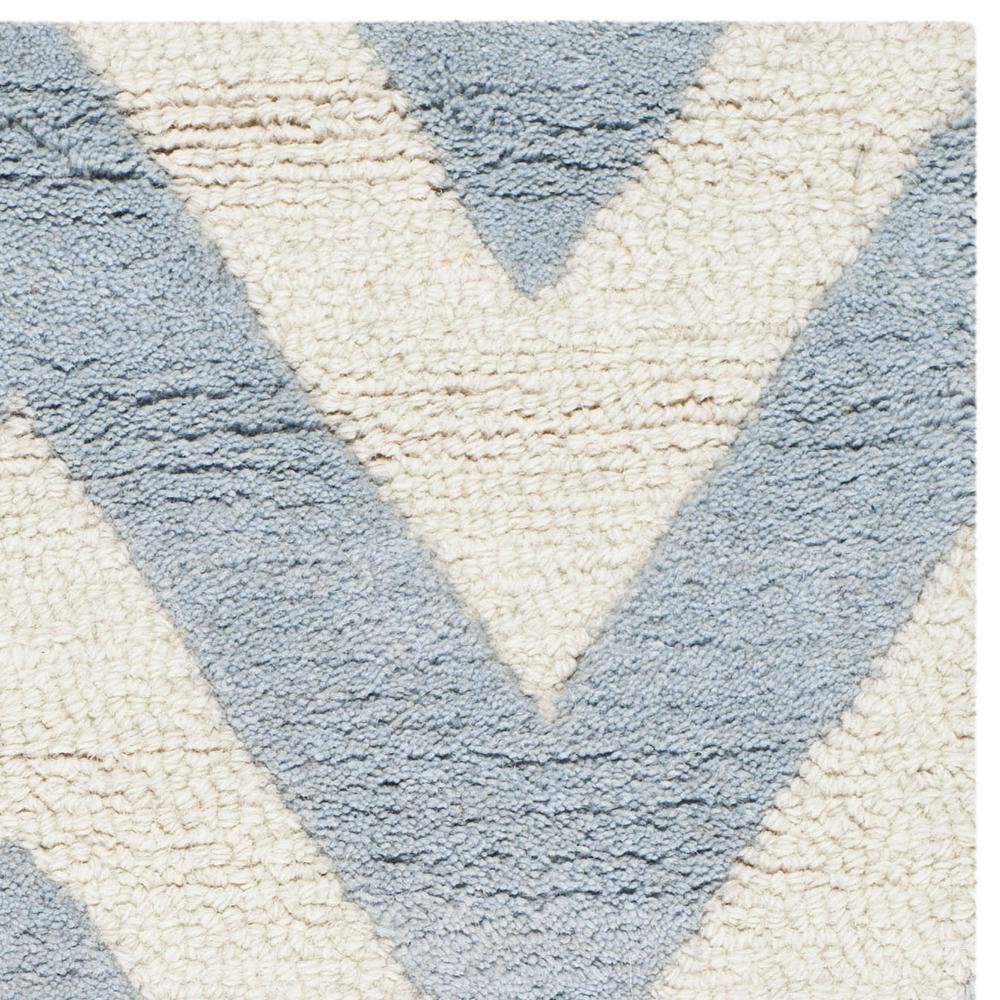 CAMBRIDGE, LIGHT BLUE / IVORY, 2' X 3', Area Rug, CAM139A-2. Picture 3
