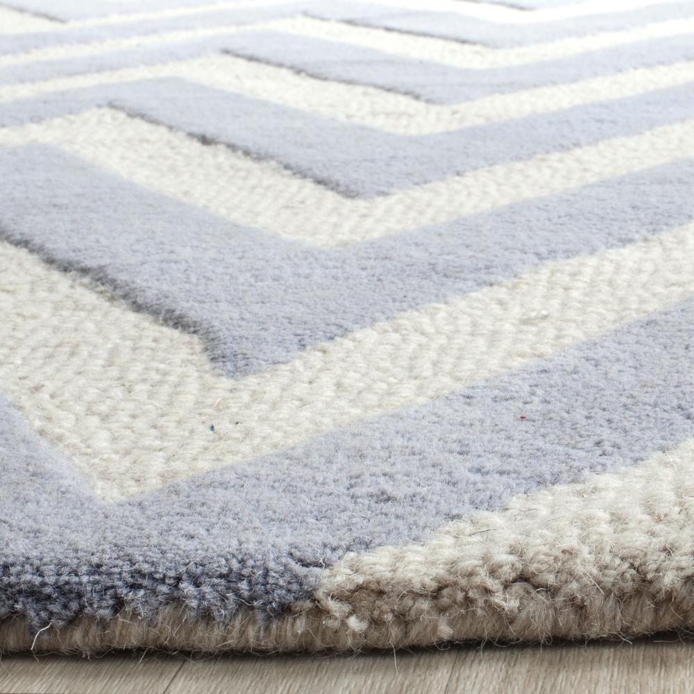 CAMBRIDGE, LIGHT BLUE / IVORY, 5' X 8', Area Rug, CAM139A-5. Picture 5