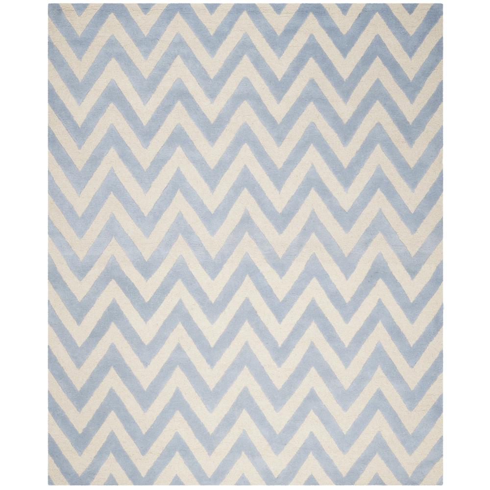 CAMBRIDGE, LIGHT BLUE / IVORY, 9' X 12', Area Rug, CAM139A-9. Picture 1