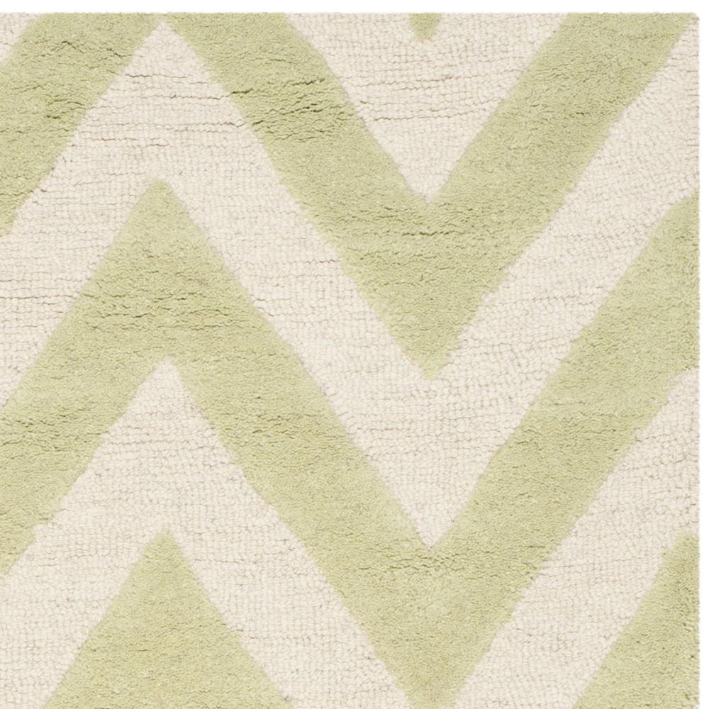 CAMBRIDGE, LIGHT GREEN / IVORY, 4' X 6', Area Rug, CAM139B-4. Picture 3