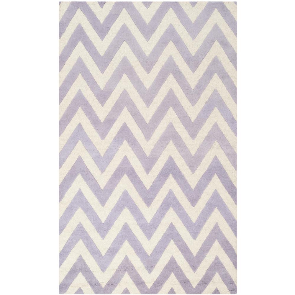 CAMBRIDGE, LAVANDER / IVORY, 4' X 6', Area Rug, CAM139C-4. Picture 1