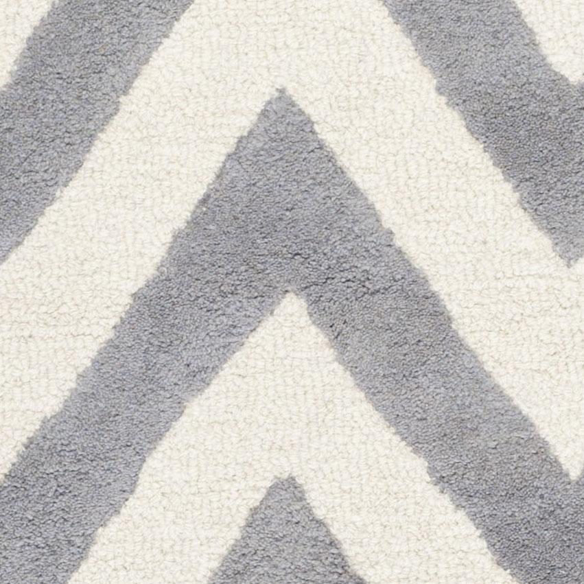 CAMBRIDGE, SILVER / IVORY, 2' X 3', Area Rug, CAM139D-2. Picture 7