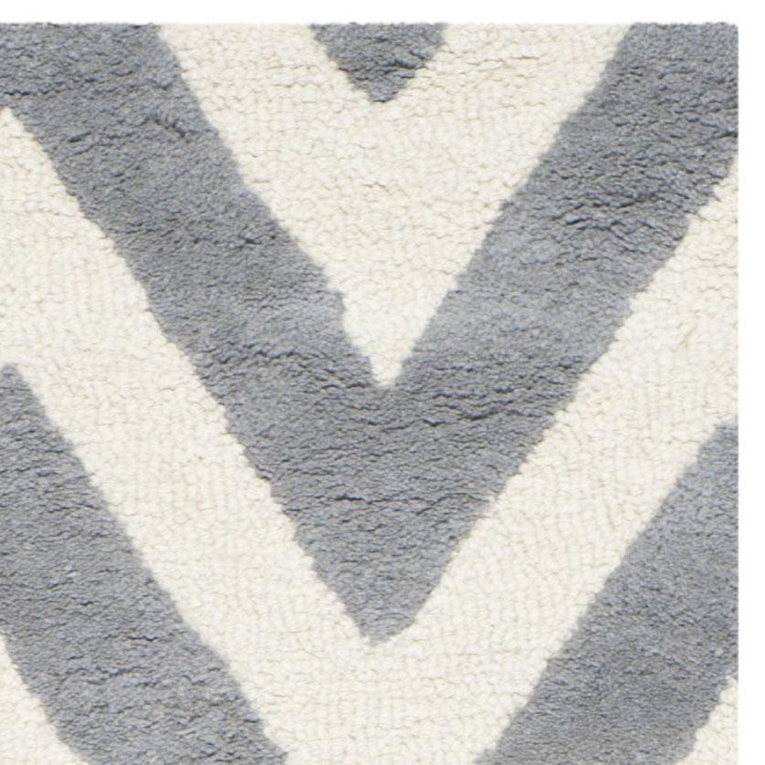 CAMBRIDGE, SILVER / IVORY, 2' X 3', Area Rug, CAM139D-2. Picture 8