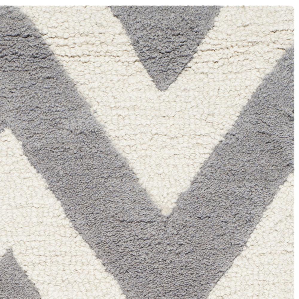 CAMBRIDGE, SILVER / IVORY, 2' X 3', Area Rug, CAM139D-2. Picture 3