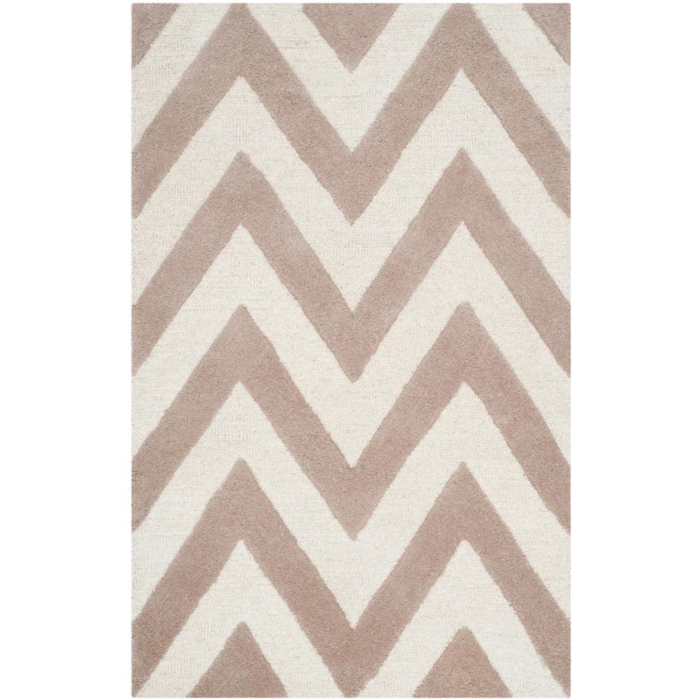 CAMBRIDGE, BEIGE / IVORY, 2'-6" X 4', Area Rug, CAM139J-24. Picture 1