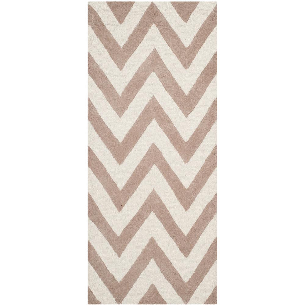 CAMBRIDGE, BEIGE / IVORY, 2'-6" X 6', Area Rug, CAM139J-26. Picture 1