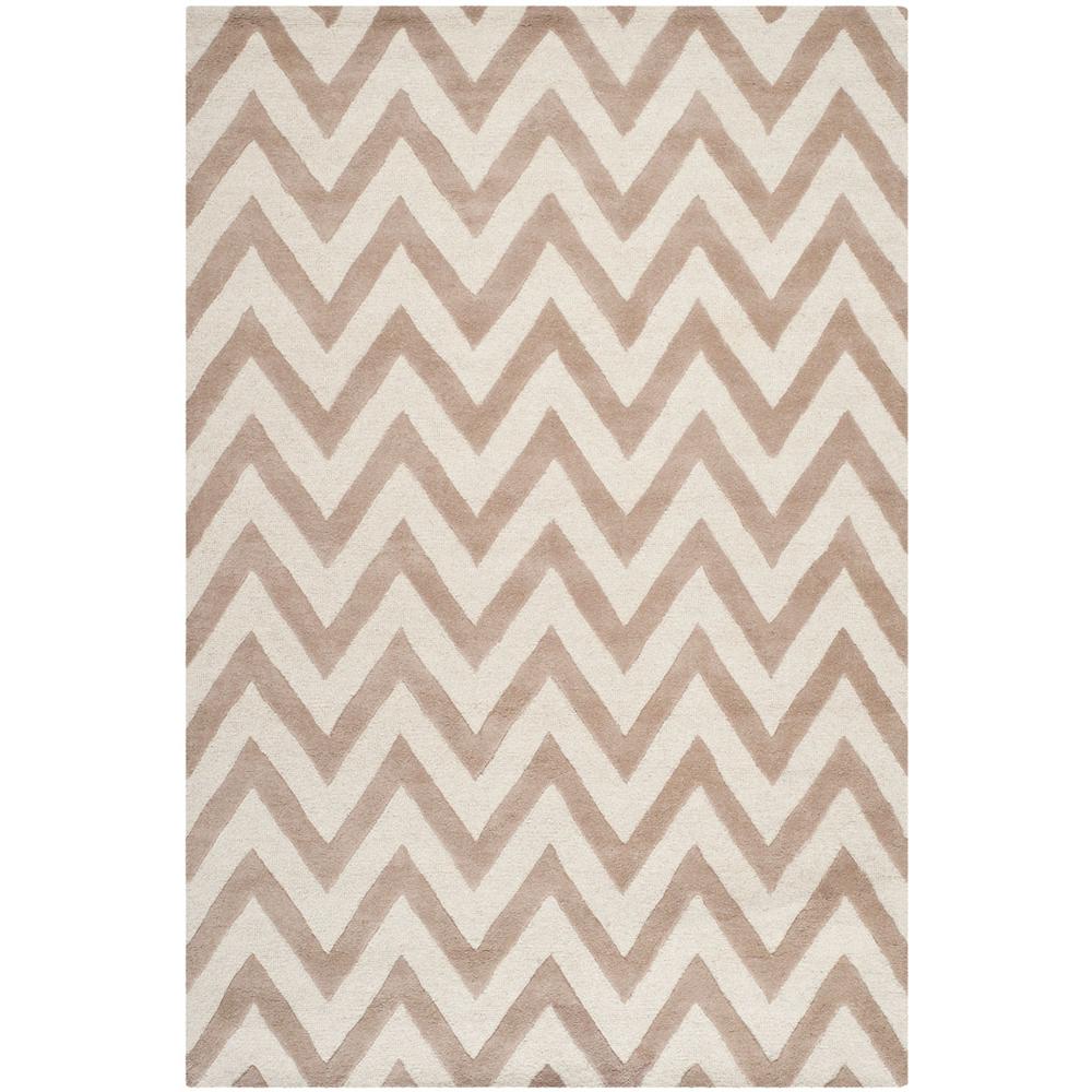 CAMBRIDGE, BEIGE / IVORY, 6' X 9', Area Rug, CAM139J-6. Picture 1