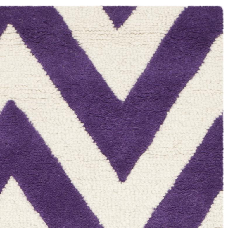 CAMBRIDGE, PURPLE / IVORY, 2' X 3', Area Rug, CAM139K-2. Picture 5