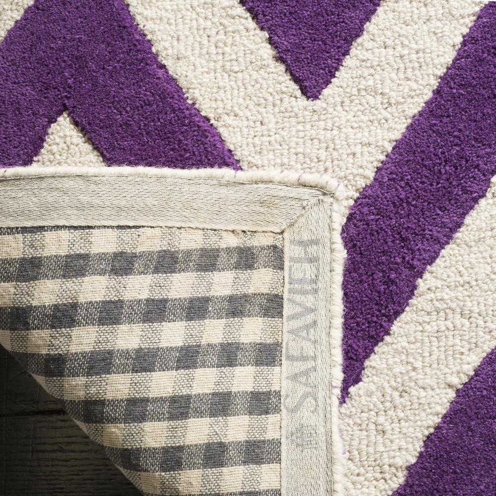 CAMBRIDGE, PURPLE / IVORY, 5' X 8', Area Rug, CAM139K-5. Picture 2