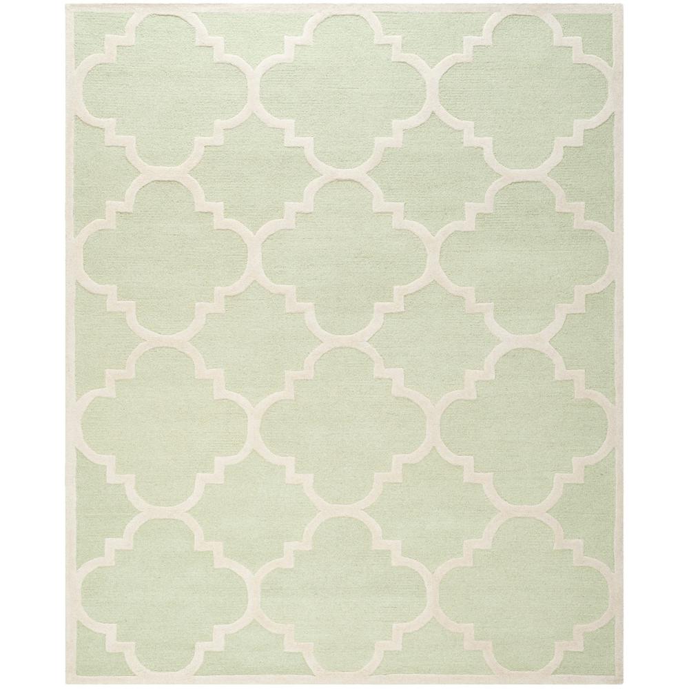 CAMBRIDGE, LIGHT GREEN / IVORY, 8' X 10', Area Rug, CAM140B-8. Picture 1