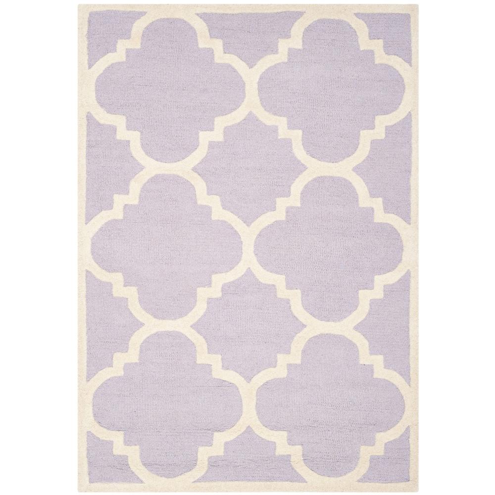 CAMBRIDGE, LAVANDER / IVORY, 3' X 5', Area Rug, CAM140C-3. Picture 1