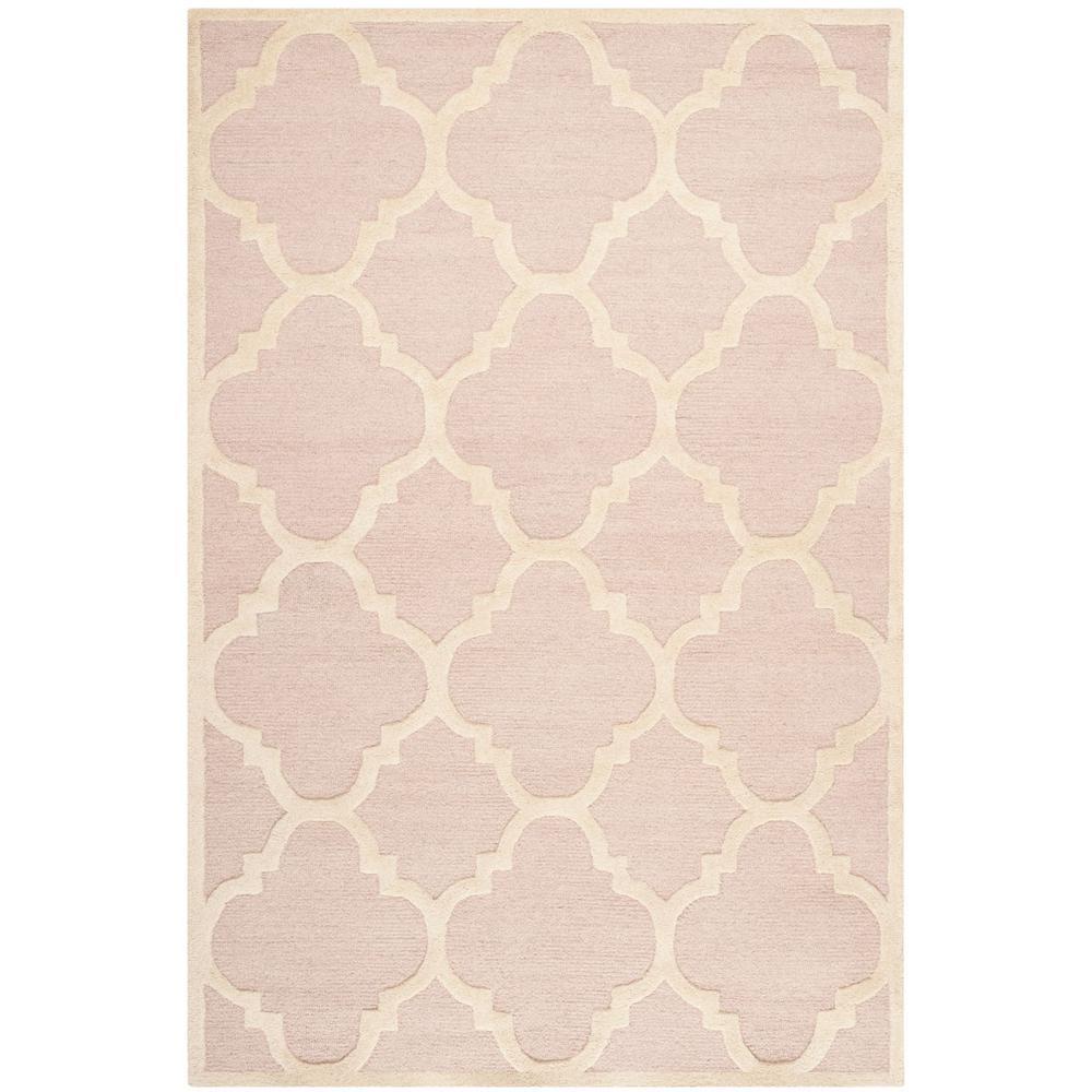 CAMBRIDGE, LIGHT PINK / IVORY, 6' X 9', Area Rug, CAM140M-6. Picture 1