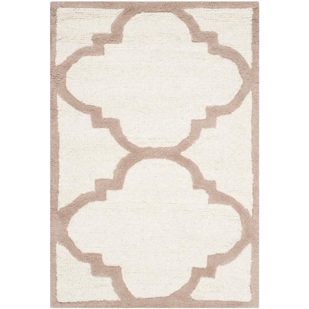 CAMBRIDGE, IVORY / BEIGE, 2' X 3', Area Rug, CAM140P-2. Picture 1