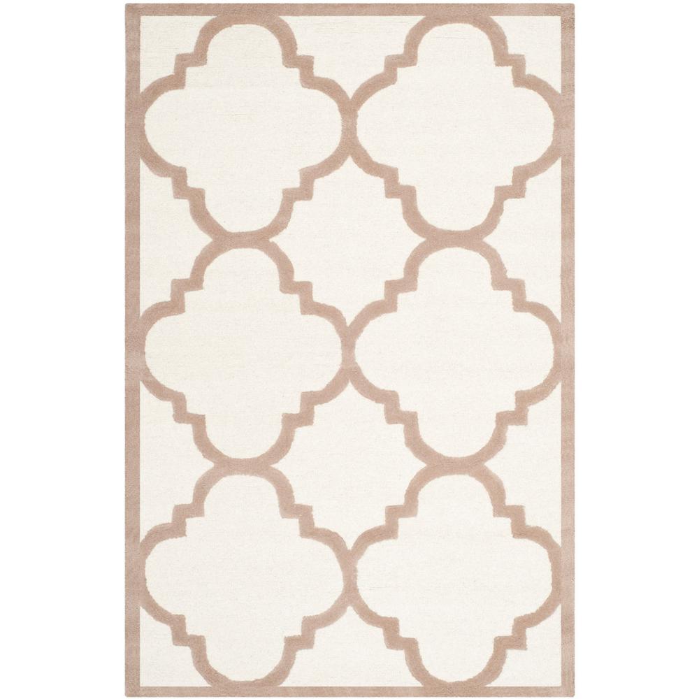 CAMBRIDGE, IVORY / BEIGE, 5' X 8', Area Rug, CAM140P-5. Picture 1