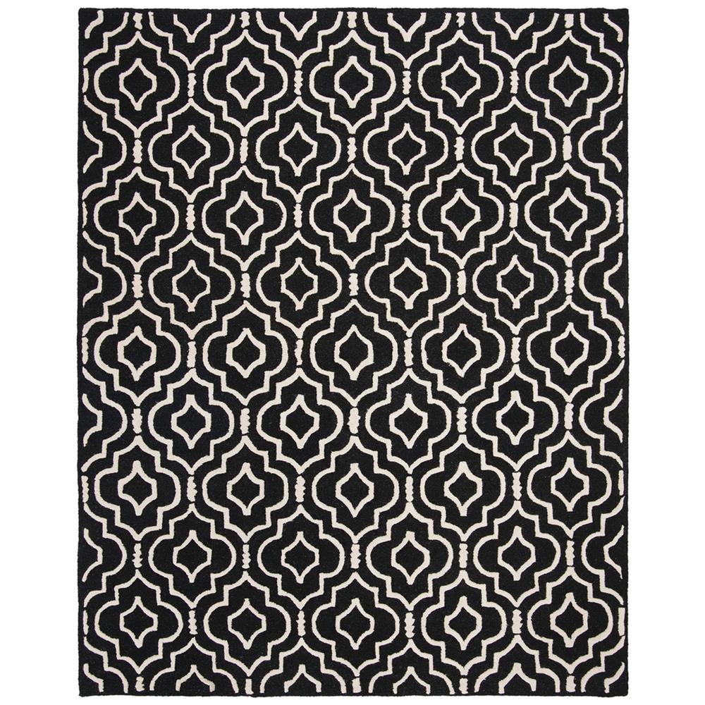 CAMBRIDGE, BLACK / IVORY, 8' X 10', Area Rug, CAM141E-8. Picture 1