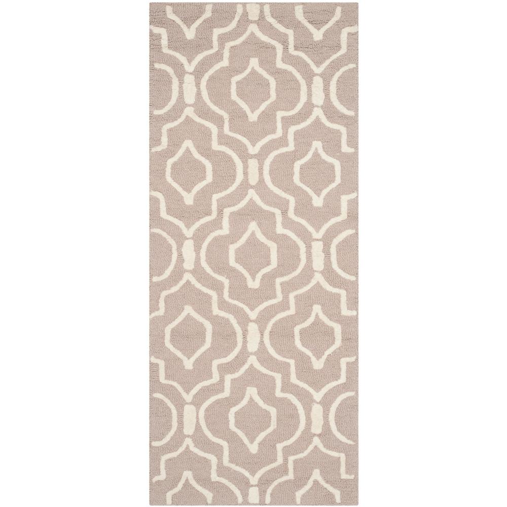 CAMBRIDGE, BEIGE / IVORY, 2'-6" X 6', Area Rug, CAM141J-26. Picture 1