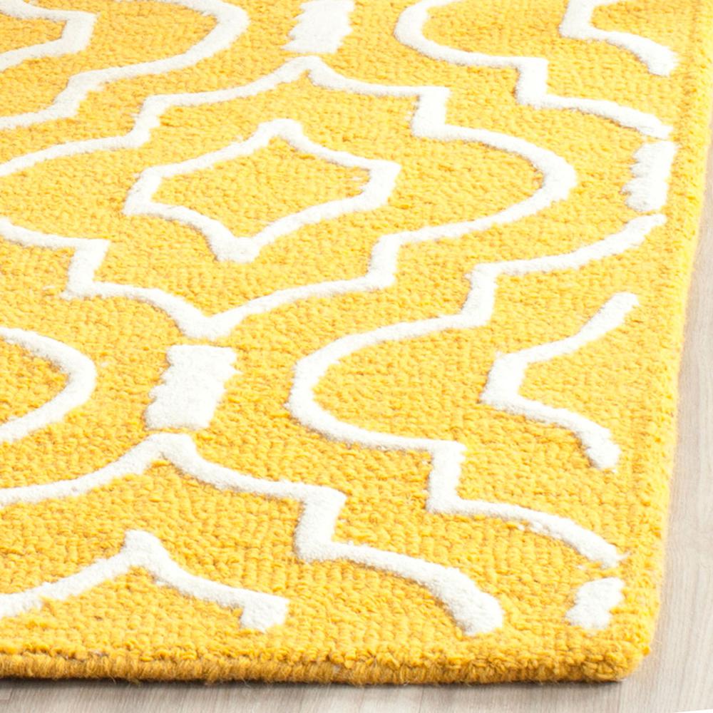 CAMBRIDGE, GOLD / IVORY, 6' X 9', Area Rug, CAM141Q-6. Picture 1