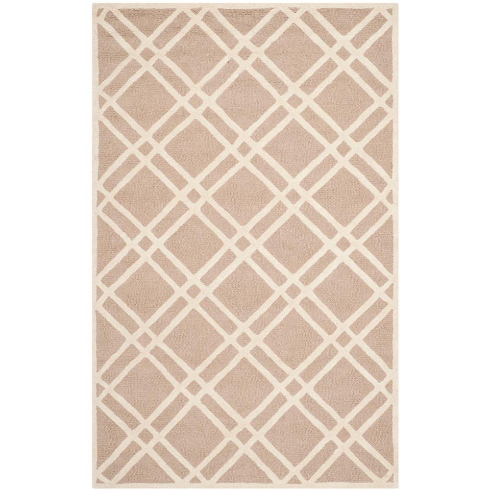 CAMBRIDGE, BEIGE / IVORY, 5' X 8', Area Rug, CAM142J-5. Picture 1
