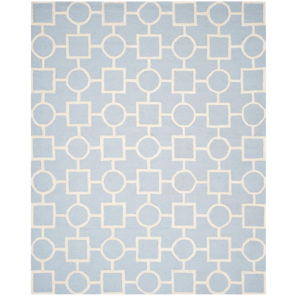 CAMBRIDGE, LIGHT BLUE / IVORY, 8' X 10', Area Rug, CAM143A-8. Picture 1