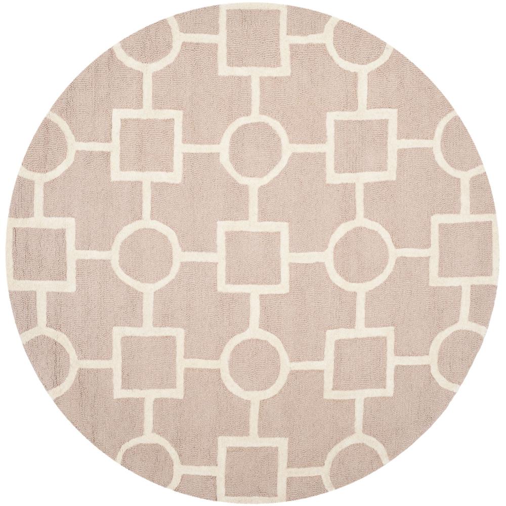 CAMBRIDGE, BEIGE / IVORY, 6' X 6' Round, Area Rug, CAM143J-6R. Picture 1