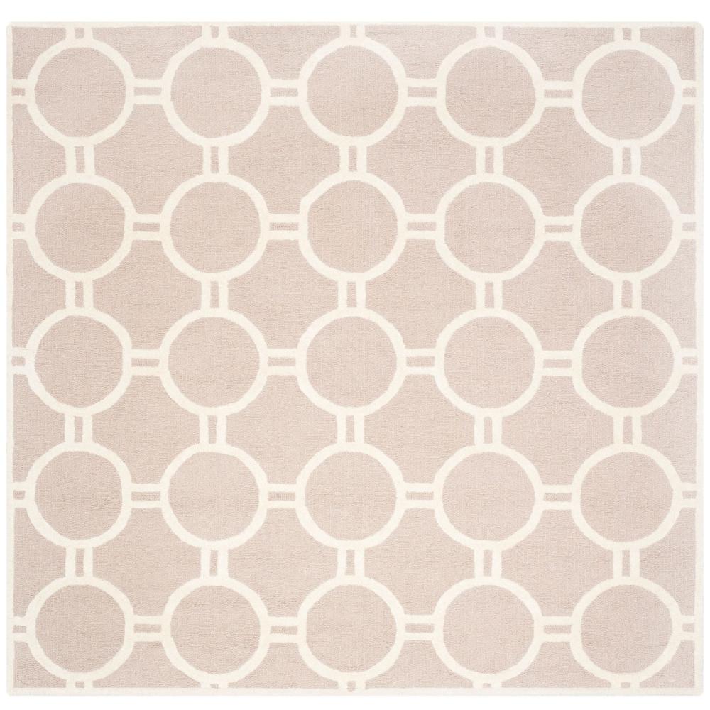 CAMBRIDGE, BEIGE / IVORY, 6' X 6' Square, Area Rug, CAM145J-6SQ. Picture 1