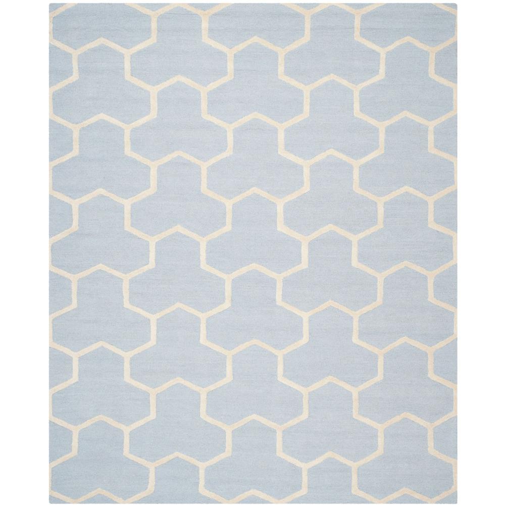 CAMBRIDGE, LIGHT BLUE / IVORY, 8' X 10', Area Rug, CAM146A-8. Picture 1