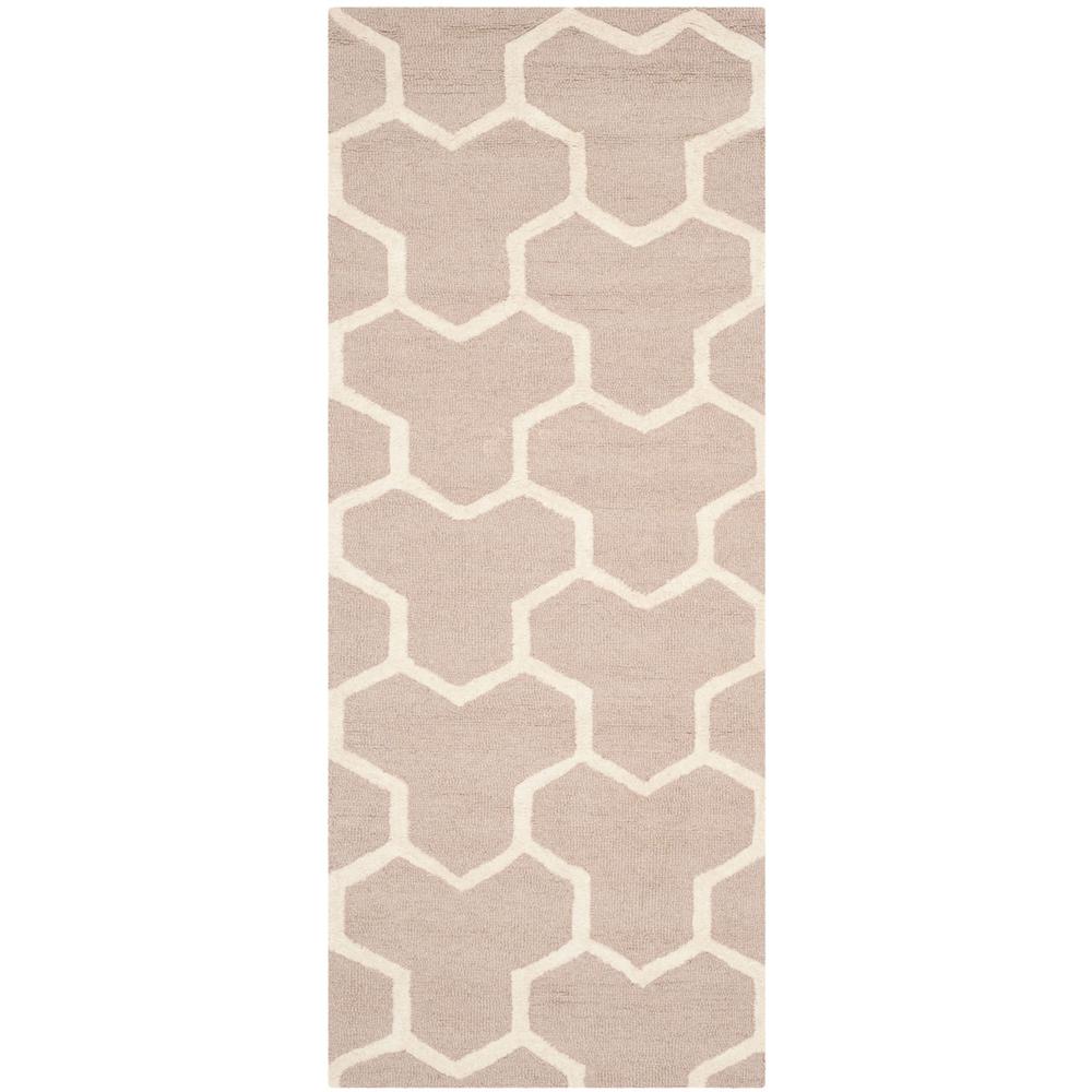 CAMBRIDGE, BEIGE / IVORY, 2'-6" X 6', Area Rug, CAM146J-26. Picture 1