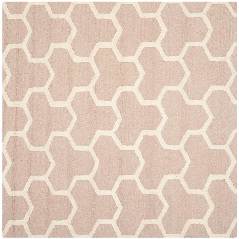 CAMBRIDGE, BEIGE / IVORY, 6' X 6' Square, Area Rug, CAM146J-6SQ. Picture 1
