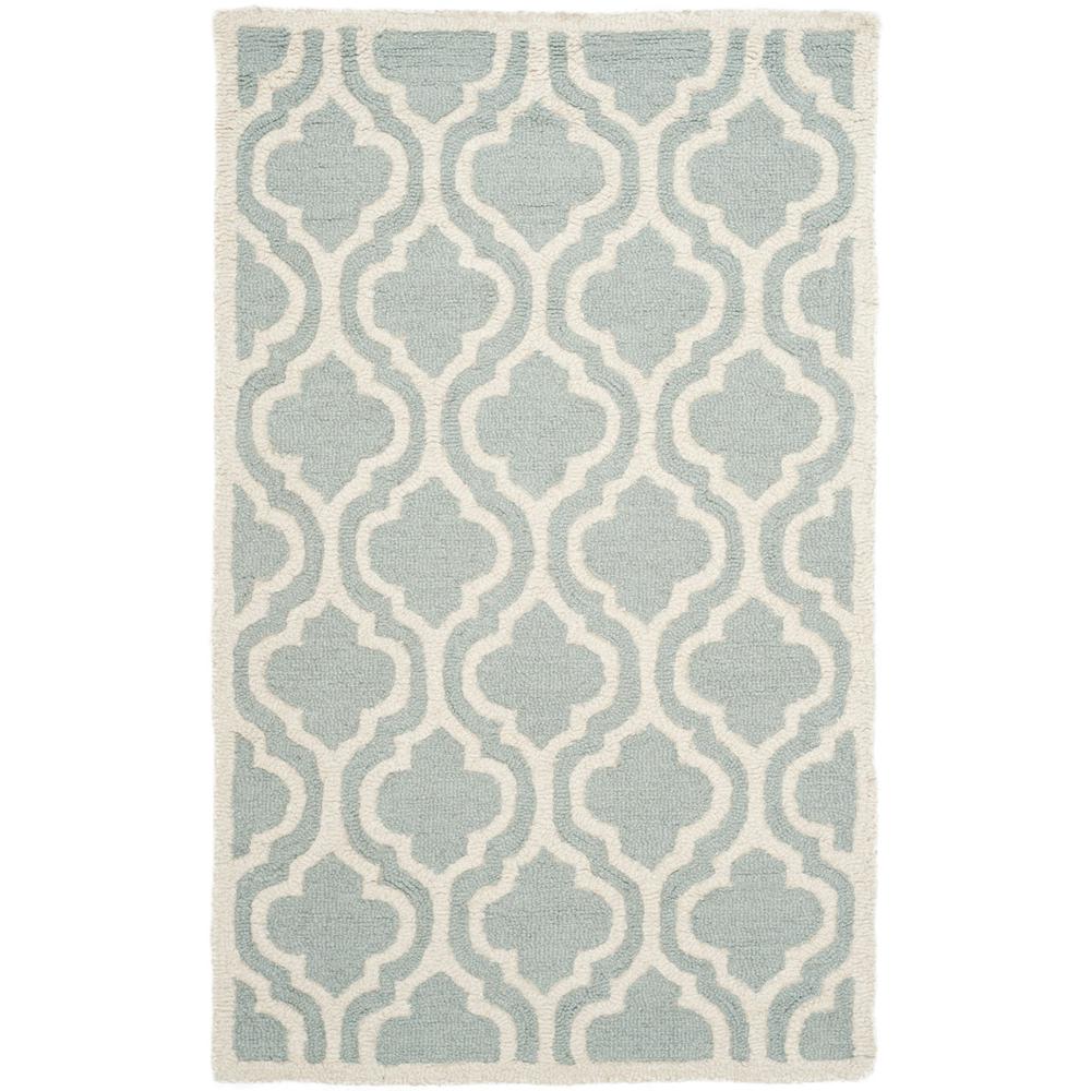 CAMBRIDGE, SPA / IVORY, 2' X 3', Area Rug. Picture 1