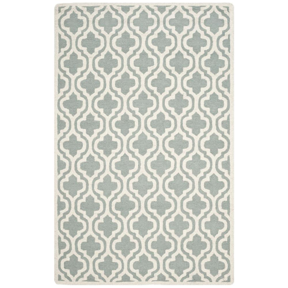 CAMBRIDGE, SPA / IVORY, 5' X 8', Area Rug. Picture 1