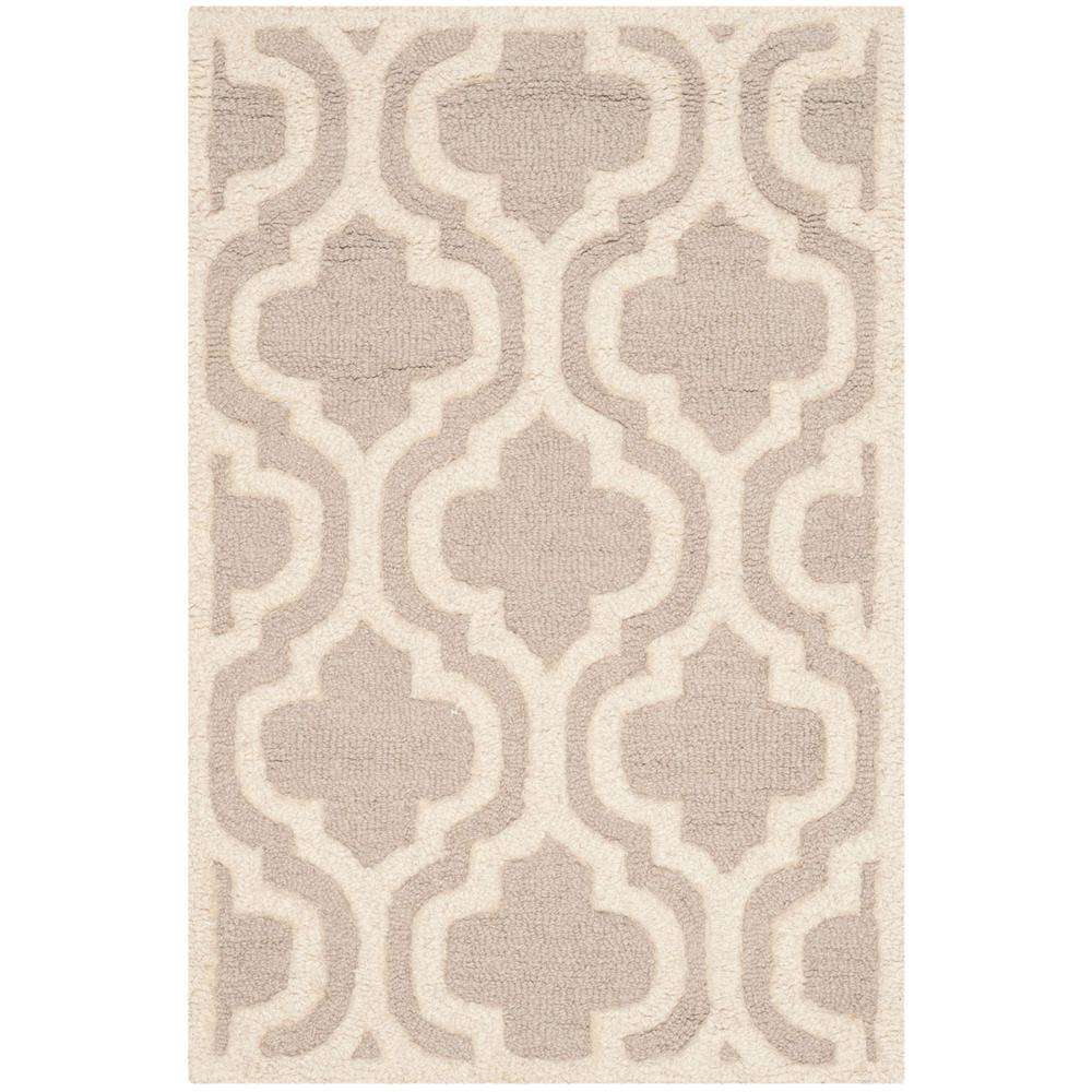 CAMBRIDGE, MOCHA / IVORY, 2' X 3', Area Rug. Picture 1
