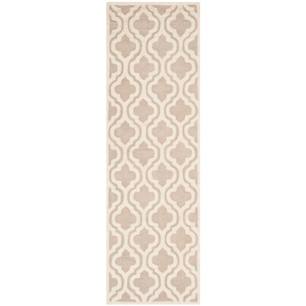 CAMBRIDGE, MOCHA / IVORY, 2'-6" X 8', Area Rug. Picture 1