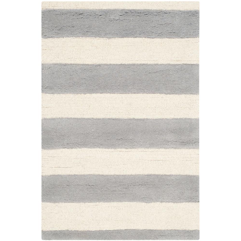 CAMBRIDGE, GREY / IVORY, 2' X 3', Area Rug, CAM154A-2. Picture 1