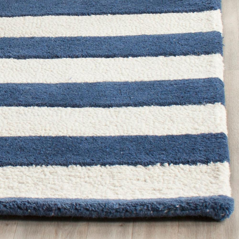 CAMBRIDGE, NAVY / IVORY, 4' X 6', Area Rug, CAM154B-4. Picture 1