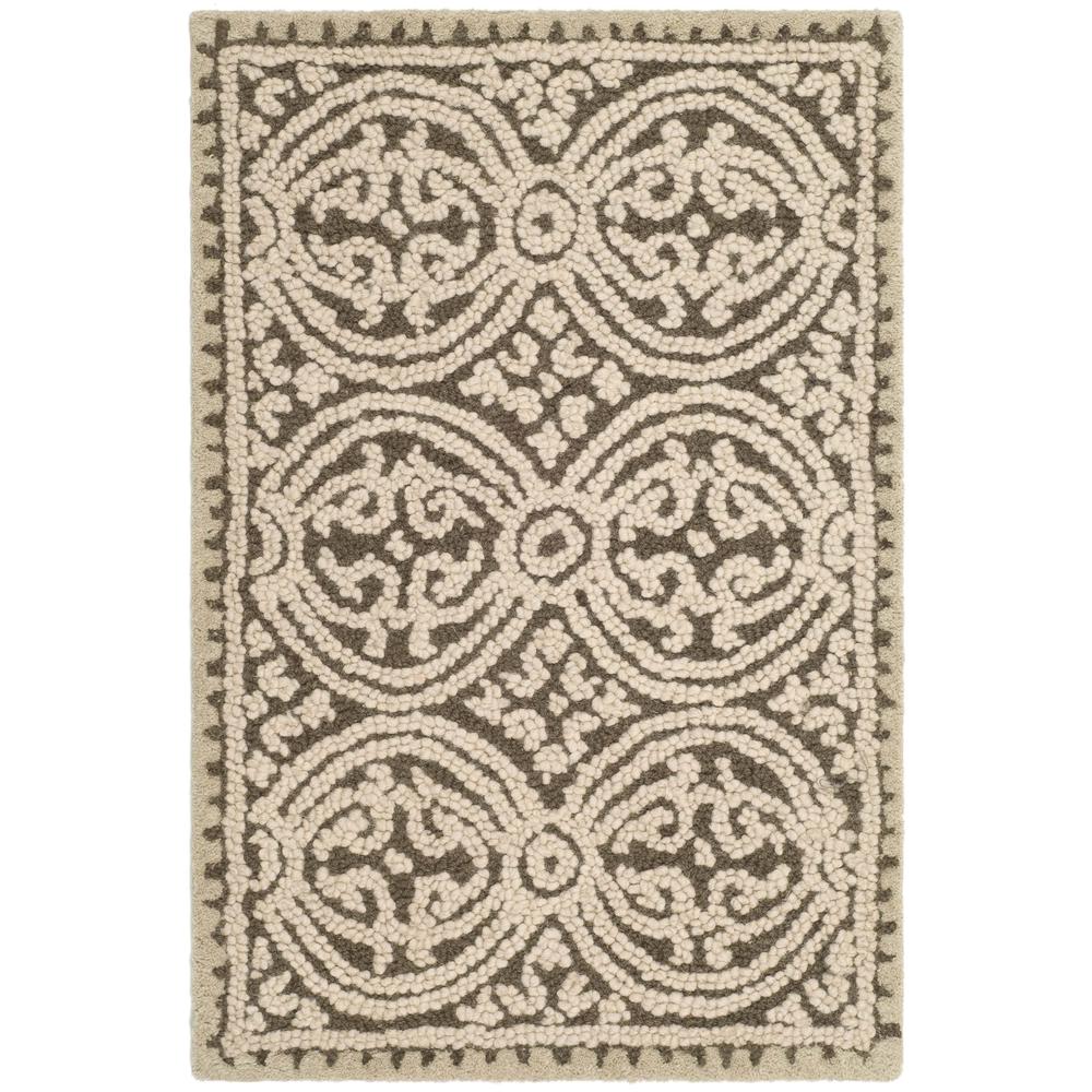 CAMBRIDGE, TAN / MULTI, 2' X 3', Area Rug. Picture 1