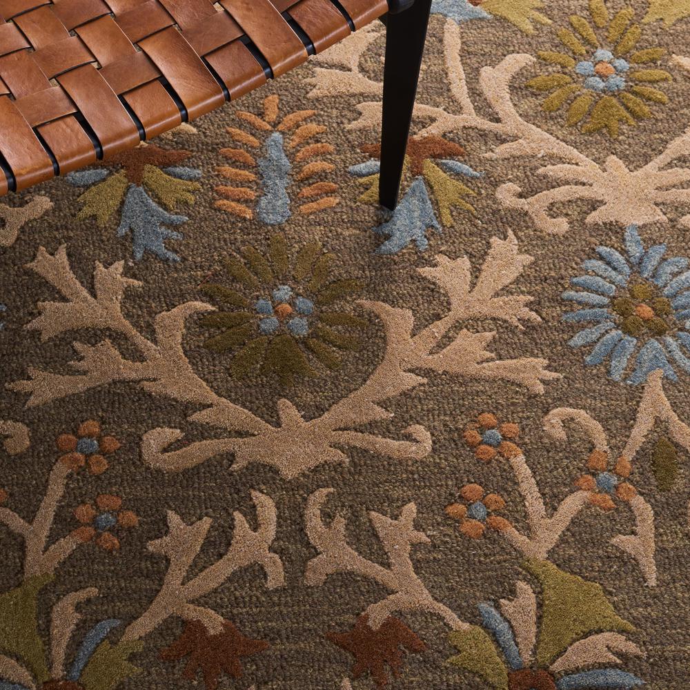 CAMBRIDGE, MOSS / MULTI, 5' X 8', Area Rug. Picture 8