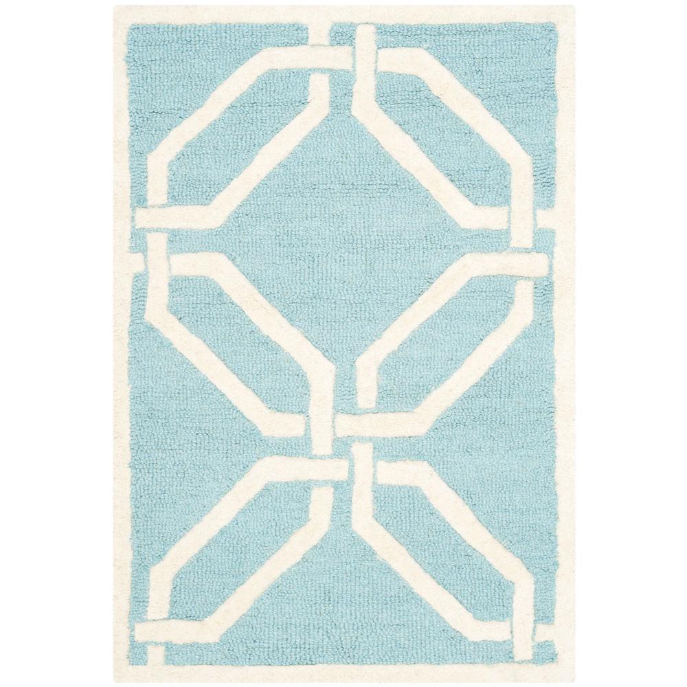CAMBRIDGE, LIGHT BLUE / IVORY, 2' X 3', Area Rug, CAM311E-2. Picture 1