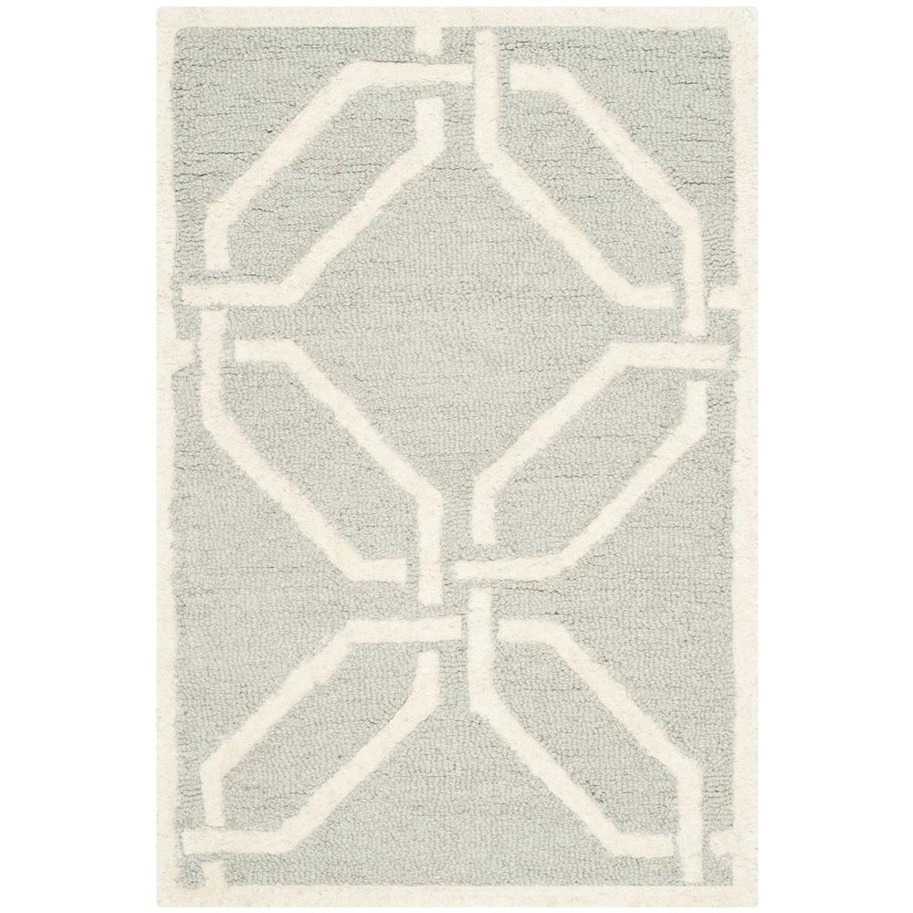 CAMBRIDGE, LIGHT GREY / IVORY, 2' X 3', Area Rug, CAM311L-2. Picture 1