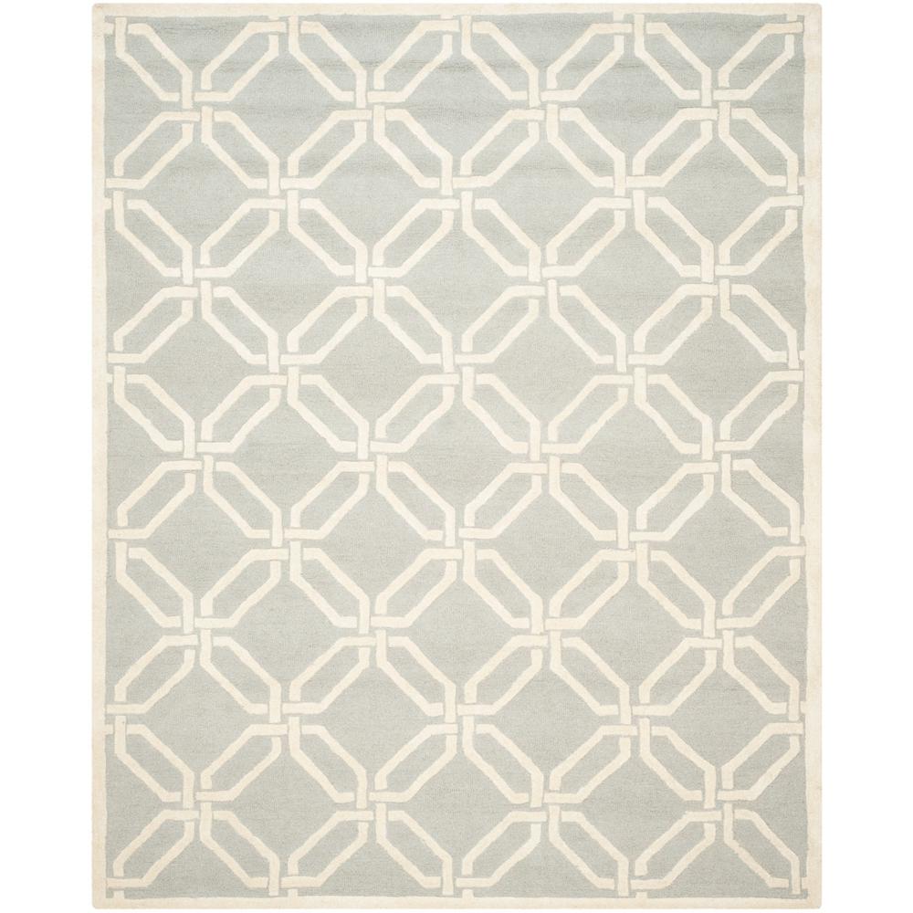 CAMBRIDGE, LIGHT GREY / IVORY, 8' X 10', Area Rug, CAM311L-8. Picture 1