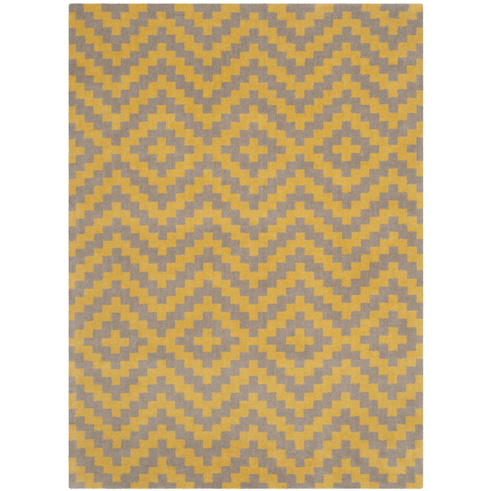 CAMBRIDGE, TAUPE / GOLD, 5' X 7', Area Rug. Picture 1