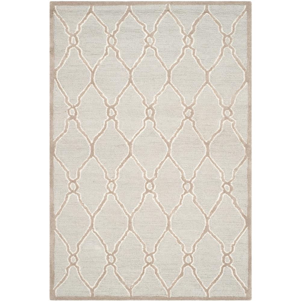 CAMBRIDGE, LIGHT GREY / IVORY, 4' X 6', Area Rug, CAM352L-4. Picture 1