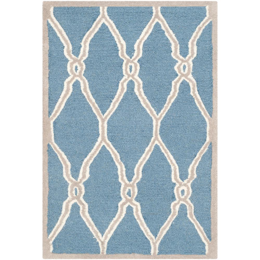 CAMBRIDGE, NAVY / IVORY, 2' X 3', Area Rug, CAM352M-2. Picture 1