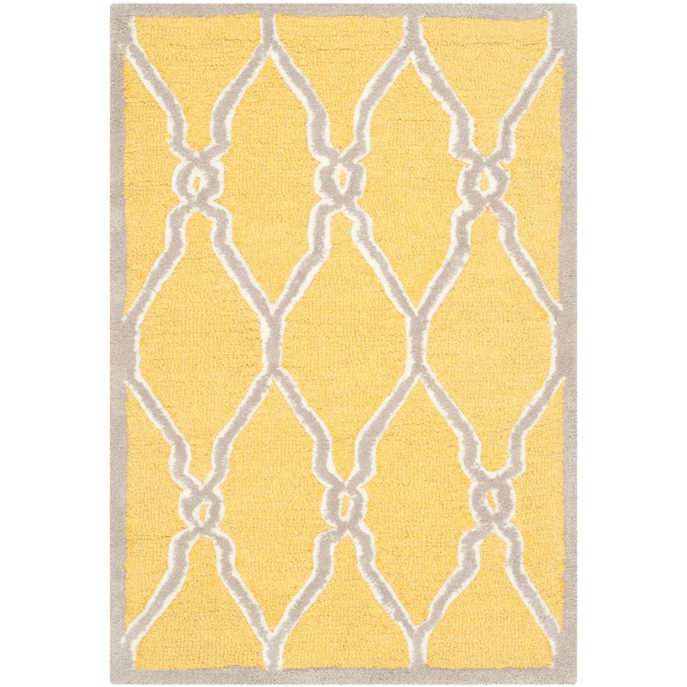CAMBRIDGE, GOLD / IVORY, 2' X 3', Area Rug, CAM352Q-2. Picture 1