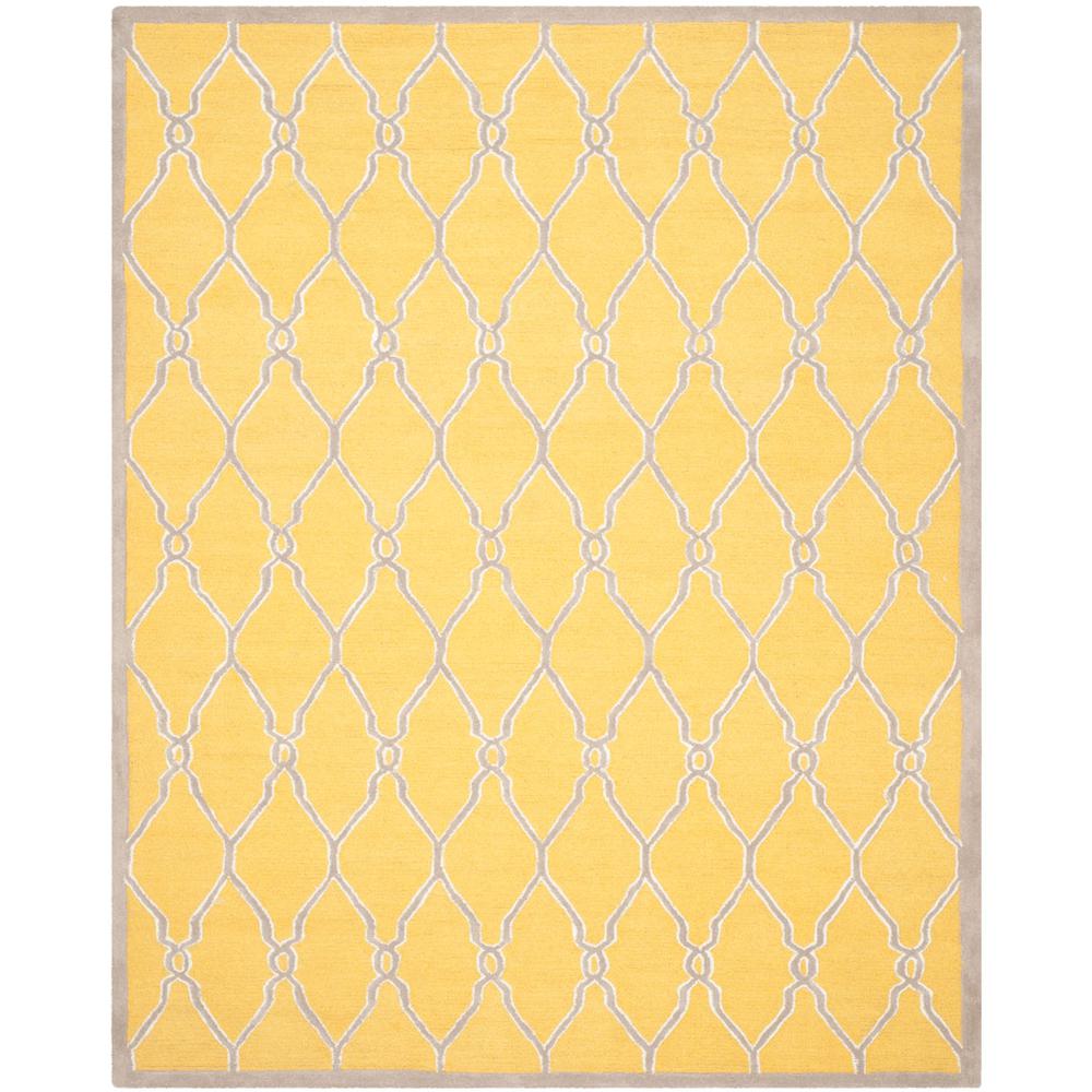 CAMBRIDGE, GOLD / IVORY, 8' X 10', Area Rug, CAM352Q-8. Picture 1